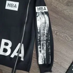 HBA Hood By Air X-RAY スウェット レントゲン 黒 XL HBA Hood By Air X-RAY スウェット レントゲン 黒 XL